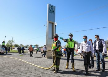 Llevan porgrama de desinfección a Clínica 76 del IMSS