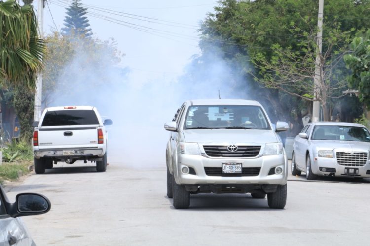 Intensifican tareas de sanitización en colonias de Matamoros