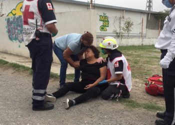 Ama de casa resulta lesionada tras ser atropellada