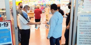Recorre PCyB supermercados en prevención del Coronavirus