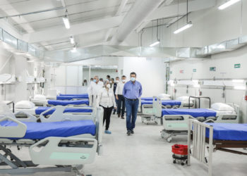 Entrega Cabeza de Vaca hospital temporal para COVID-19 en Tampico