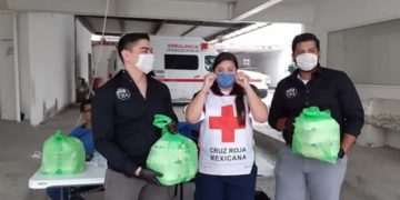 Restaurantes de Matamoros contribuyen donando comida a voluntarios de la Cruz Roja