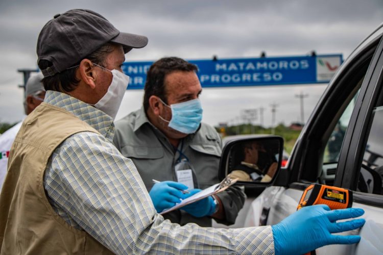 Filtros sanitarios en entradas de Matamoros fortalecen prevención de coronavirus