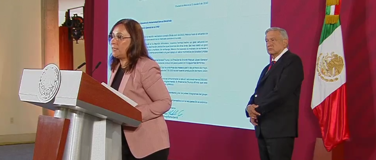 Rocío Nahle, secretaria de Energía dio a conocer la carta que envió al secretario general de la OPEP