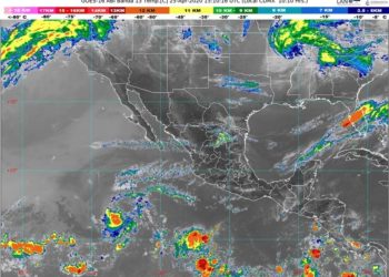 Luvias muy fuertes con vientos y granizo para el suroeste de Tamaulipas y el norte de Veracruz