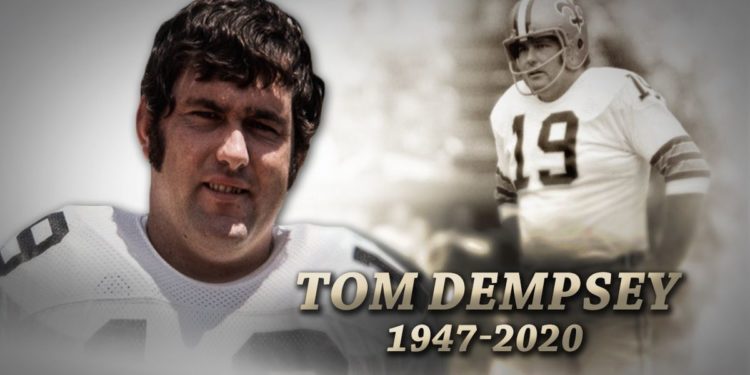 Una víctima más del coronavirus, falleció Tom Dempsey ex pateador de la NFL