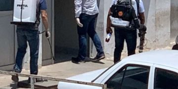 Sanitizan oficinas de COMAPA ante crisis de Coronavirus