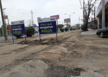 Se detienen obras de cambio tuberia de la red de agua potable