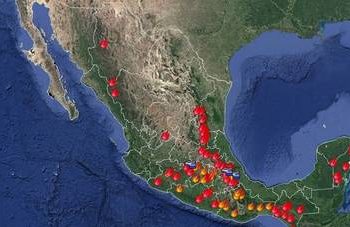 Reportan 77 incendios forestales activos en 20 estados del país