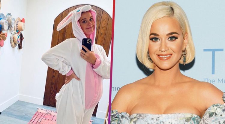 Katy Perry celebró el día de pascuas luciendo pancita