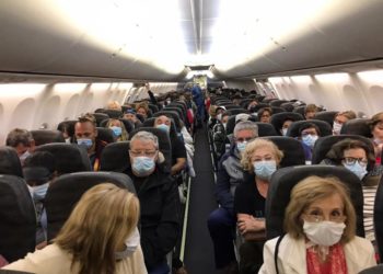 Fuerza Aérea Méxicana habilita vuelo humanitario por cierre de fronteras