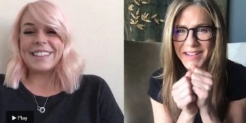 Jennifer Aniston sorprende a una enfermera contagiada con Coronavirus