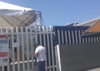 Este es el avance de la construcción del Hospital Móvil instalado en Hospital Civil de Victoria para pacientes con Covid-19.