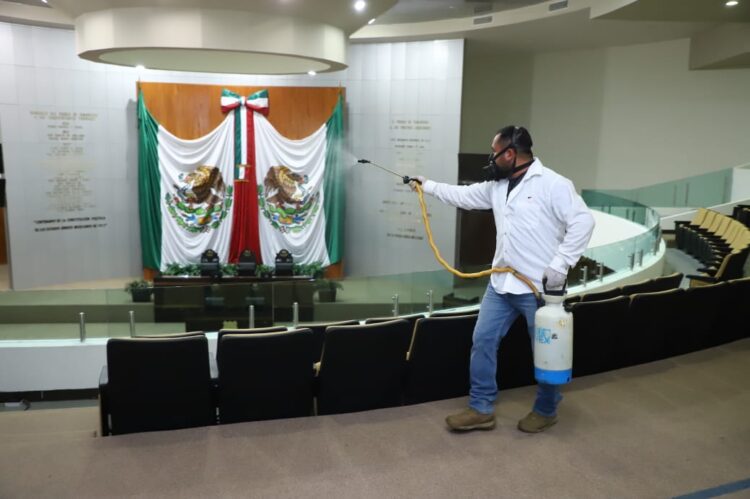 Llega Covid-19 al Congreso de Tamaulipas