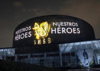 El Mural a los Héroes de la Salud, un homenaje al personal del IMSS que lucha día a día contra el COVID-19