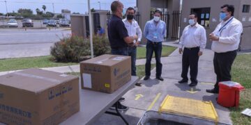 Dona Maquiladora MAG Specialties 4 mil cubrebocas al Ayuntamiento 