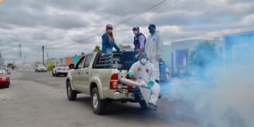 Entregan en Matamoros 35 mil cubrebocas y sanitizan 40 espacios públicos
