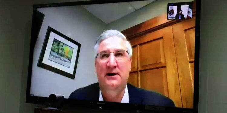 Gobernadores de Tamaulipas e Indiana comparten experiencias sobre reactivación económica ante COVID-19