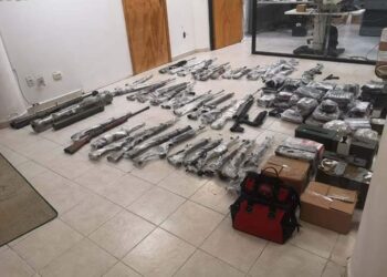 Aseguran 35 mil cartuchos, lanzacohetes y lanzagranadas en Valle Hermoso