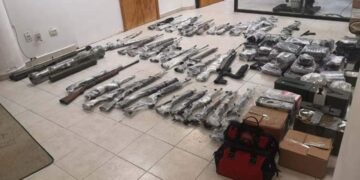 Aseguran 35 mil cartuchos, lanzacohetes y lanzagranadas en Valle Hermoso