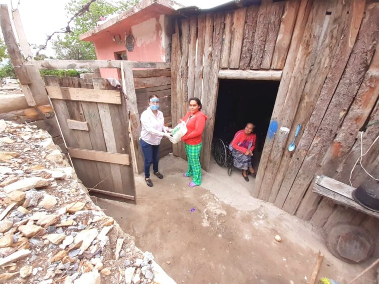 Lleva a domicilio 10 mil apoyos alimentarios en Victoria.