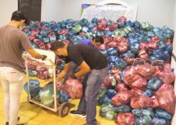 Llegan 10 mil despensas que se distribuirán en Victoria