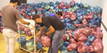 Llegan 10 mil despensas que se distribuirán en Victoria