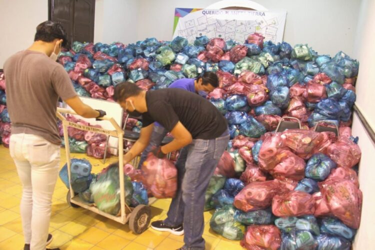 Llegan 10 mil despensas que se distribuirán en Victoria