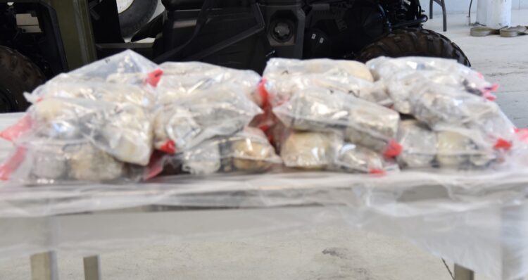 Incautan carga de metanfetamina por 25. mdd