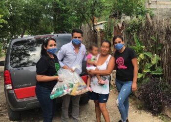 Universitarios se unen a Movimiento Tamaulipeco para entregar apoyos a población vulnerable