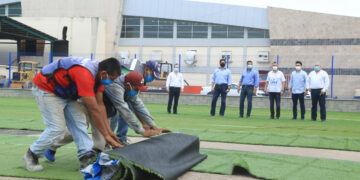 Supervisa Cabeza de Vaca infraestructura social y deportiva en Tampico
