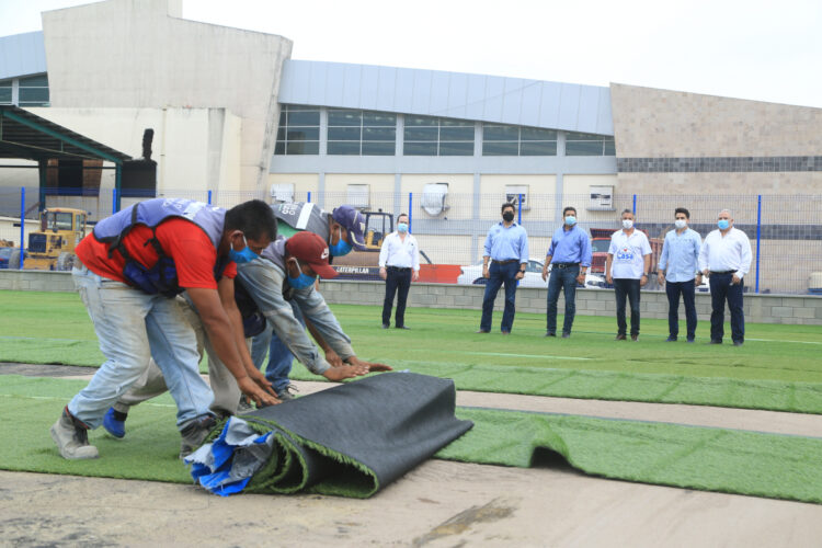 Supervisa Cabeza de Vaca infraestructura social y deportiva en Tampico