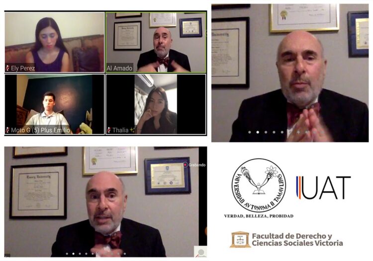 Imparte la Facultad de Derecho-UAT Victoria jornada de conferencias a distancia