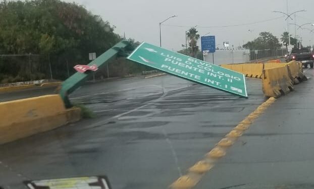 Tromba golpea con severidad a Nuevo Laredo