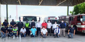 Capacitan a PCyB en Triage y sanitización por Covid-19