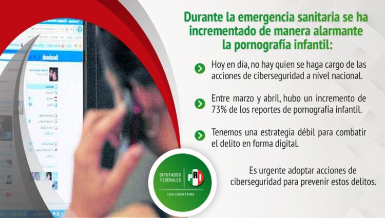 Exigen combatir  pornografía infantil que se disparó en cuarentena sanitaria