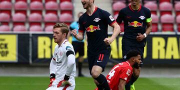 Werner mantiene al Leipzig en zona de Champions