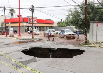 Previenen más percances en socavón de Los Alamos