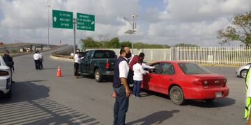 Refuerza Tamaulipas operativos sanitarios en puentes con Texas