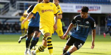 Un Dortmund sin Haaland golea al Paderborn