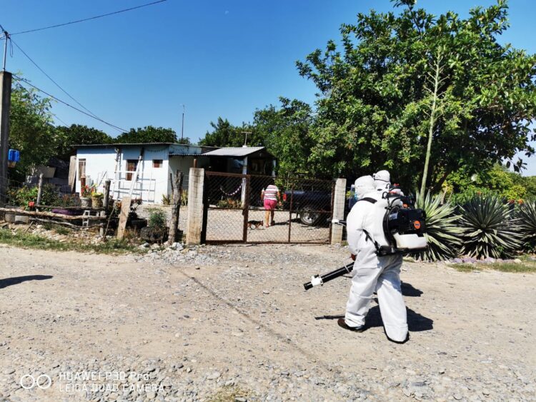 Coepris lleva acciones de Sanitización a Güémez y Padilla