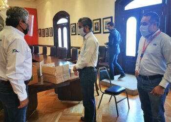  OXXO dona 5 mil cubrebocas a Cd.  Victoria.