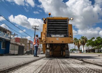Acciones del Gobierno de Matamoros no se detienen; activan rehabilitación de pavimento