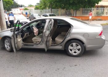 Dos lesionados en choque vial