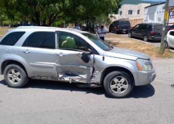 Dos lesionados en choque