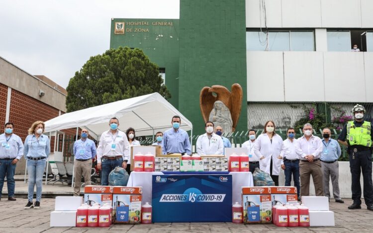 Donan funcionarios de Nuevo Laredo insumos al Hospital del IMSS