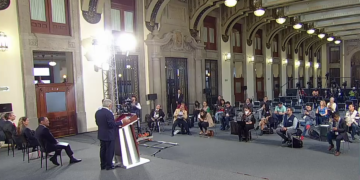 Prevé AMLO reiniciar giras con banderazo de inicio a obras del Tren Maya