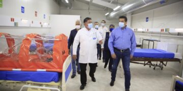 Entrega Gobernador Hospitales Temporales COVID-19 en Matamoros y Mante