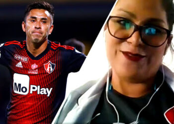 Atlas sorprende a una enfermera rojinegra que combate el coronavirus en Guadalajara