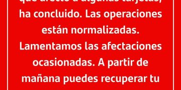Santander reporte que ya se normalizó  el servicio en cajeros automáticos